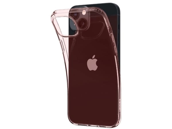 Spigen Crystal Flex, Suojus, Apple, iPhone 15 Plus, 17 cm (6.7"), Ruusu