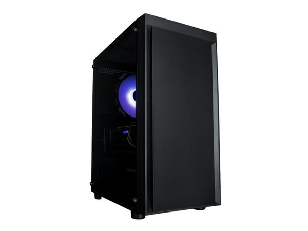 Zalman T3 Plus - MT - micro ATX - sidepanel med vindu (farget glass) - ingen strømforsyning - USB/lyd