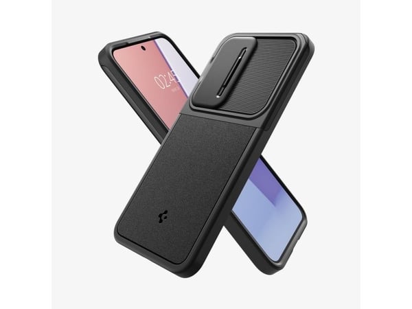 Spigen Optik Armor, Suojus, Samsung, Galaxy S24 Ultra, 15,8 cm (6.2"), musta