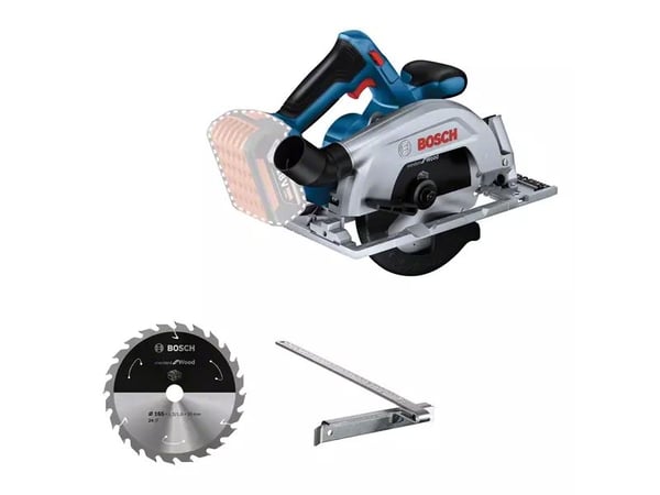Bosch GKS 185-LI, Tre, Sort, Blå, Grå, Børsteløs, 16,5 cm, 5000 RPM, 5,7 cm - SOLO