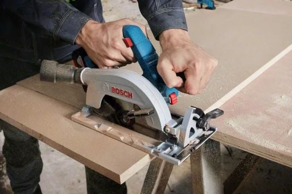 Bosch GKS 185-LI, Tre, Sort, Blå, Grå, Børsteløs, 16,5 cm, 5000 RPM, 5,7 cm - SOLO