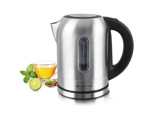 Emerio WK-108054 - Kjele - 1.7 liter - 2.2 kW - rustfritt stål / svart