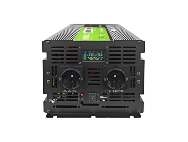 Green Cell PowerInverter LCD 48V 5000W/10000W auton invertteri näytöllä - puhdas siniaalto