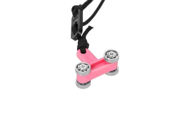 One Fitness hula hoop med knopper og vekter OHA02 rosa