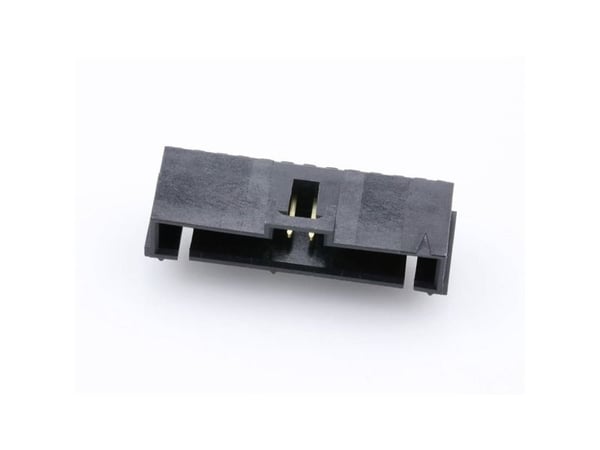 Molex 705550011 2.54mm Pitch SL Header, Single Row, Right Angle, 3.05mm Pocket, Shrouded, with Press-fit Plastic Peg, 12