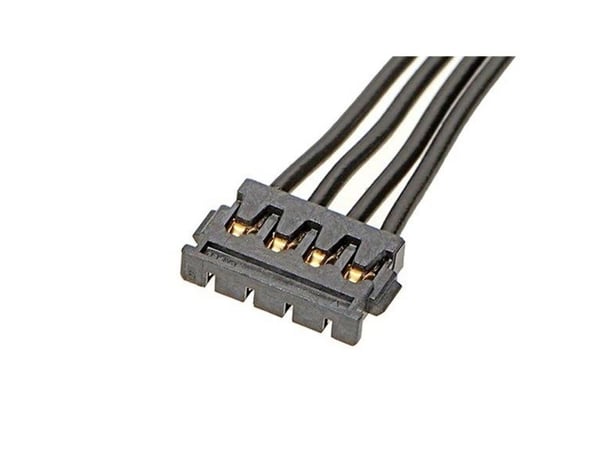 Molex Tilslutningskabinet-kabel Samlet antal poler 4 Rastermål: 1.20 mm 369200405 1 stk Bulk