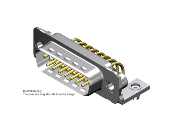 Molex 1731091911 D-SUB kontakt, poler: 37 loddepinner, 1 stk