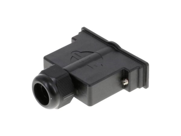 Molex 1727040200 D-SUB-kabinett plast, metallisert 180° sort 1 stk
