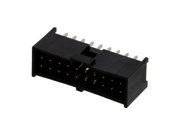 Molex 901301220 stiftlist med låsfunktion stigning 2,54 mm totalt antal poler 20 antal rader 2 1 st tray