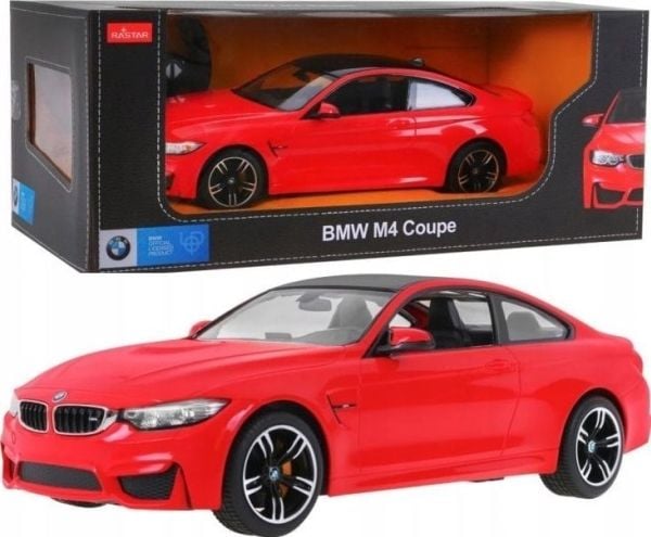 RASTAR 1:14 RC car model controllable BMW M4 (F82 ), 70900. Assorteret Hvid/Rød/Gul