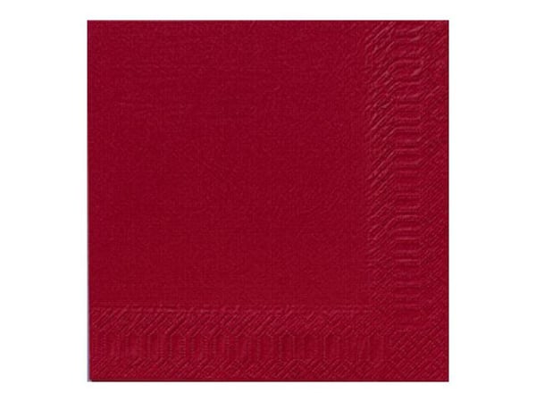 Duni - Serviet - Størrelse 33 x 33 cm - engangs - bordeaux (pakke med 125)