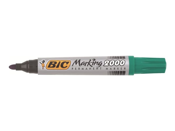 BIC Marking 2000 ECOlutions Permanent Tuscher Medium Rund Spids - Grøn - (12 stk.)