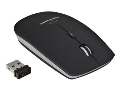 Esperanza EM120K - Mus - optisk - 4 knapper - trådløs - 2.4 GHz - USB trådløs mottaker - svart Esperanza EM120K - Mus - optisk - 4 knapper - trådløs - 2.4 GHz - USB trådløs mottaker - svart