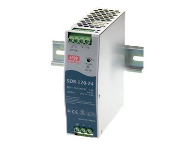MEAN WELL SDR-120-24, 40 x 125,2 x 113,5 mm