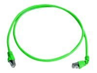 Telegärtner MP8 FS 500 - Patch-kabel - RJ-45 (hane) till RJ-45 (hane) - 5 m - SFTP, PiMF - CAT 6a - startad, halogenfri, formpressad, tvinnad, 90° ...