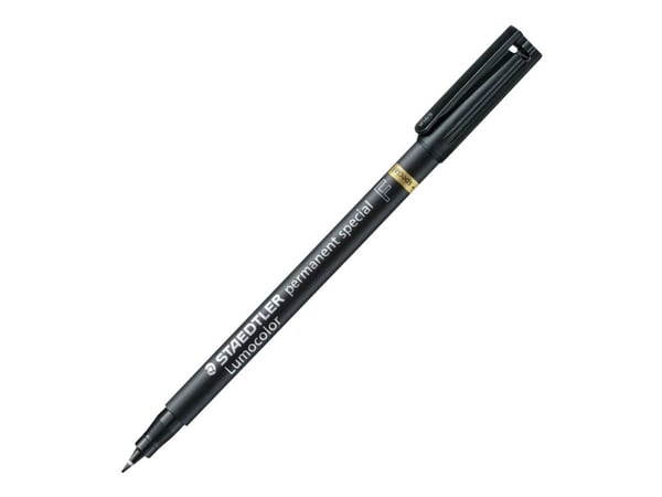 STAEDTLER Lumocolor - Markør - pysyvä - for tekstil - sort - fin