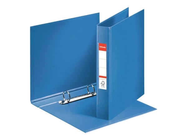 Esselte rengaskansio FSC® A5 2RR/25 mm, A5, Muovi, Sininen, 190 arkkia, 2,5 cm, 40 mm