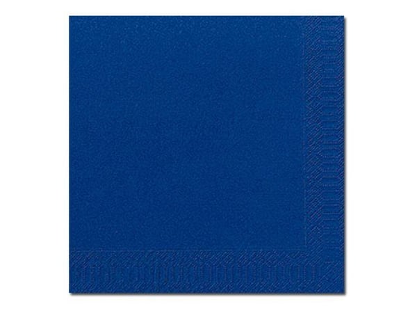 Duni - Servett - Storlek 40 x 40 cm - engångsvara - mörkblå (paket om 125)