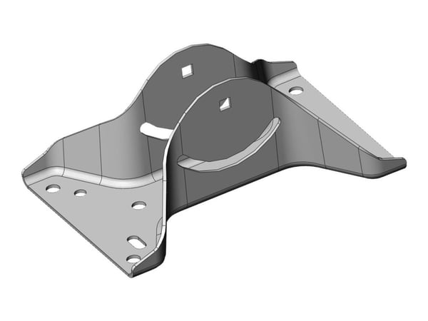 Ubiquiti Universal Arm Bracket UB-AM - Monteringssats för nätverksenhet - stångmontering, väggmontering