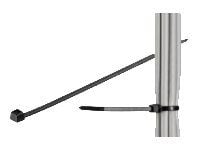 Microconnect CABLETIE5, Tikasmallinen johdinside, Musta, 280 mm, 4,8 mm, 4,8 mm, 56 g