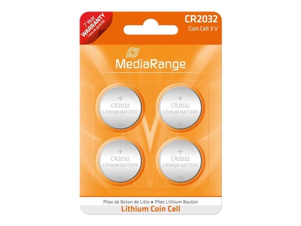 MediaRange Premium - Batteri 4 x CR2032 - Li - 220 mAh