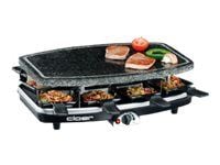 Cloer 6430 - Raclette/kuumakivi - 1,1 kW - musta
