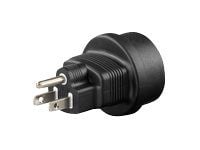 MicroConnect Universal adapter US/Schuko - Adapter för effektkontakt