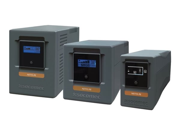 Socomec Netys PE 1000 - UPS - AC 230 V - 600 watt - 1000 VA - USB - utgangskontakter: 4