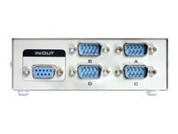 Delock - Switch - 4 x seriell - stasjonær
