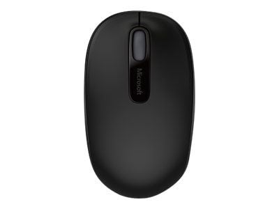 Microsoft Wireless Mobile Mouse 1850 - Mus - høyre- og venstrehåndet - optisk - 3 knapper - trådløs - 2.4 GHz - USB trådløs mottaker - svart