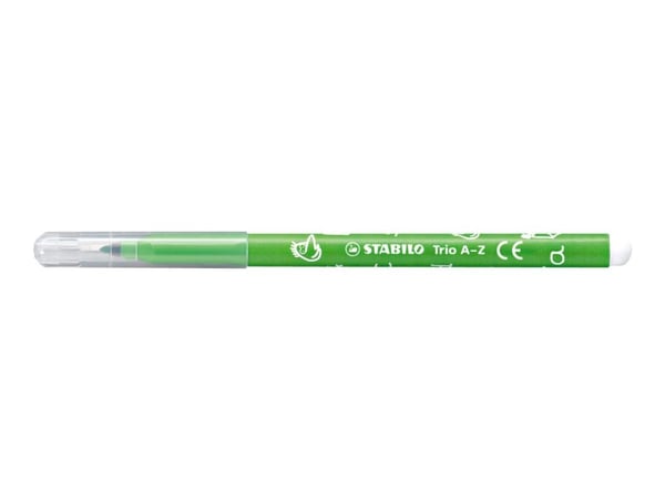 Stabilo Trio A-Z barnetusj 24 farger - 1 mm strek - pakke med 20 stk. assorterte + 4 stk. fluorfarger