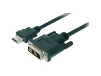 MicroConnect - Adapterkabel - DVI-D han til HDMI han - 50 cm