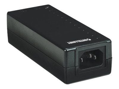 Intellinet Power over Ethernet (PoE) Injector, 1 Port, 48 V DC, IEEE 802.3af Compliant - Strøminjektor - AC 100-240 V - 15.4 watt - utgangskontakte...