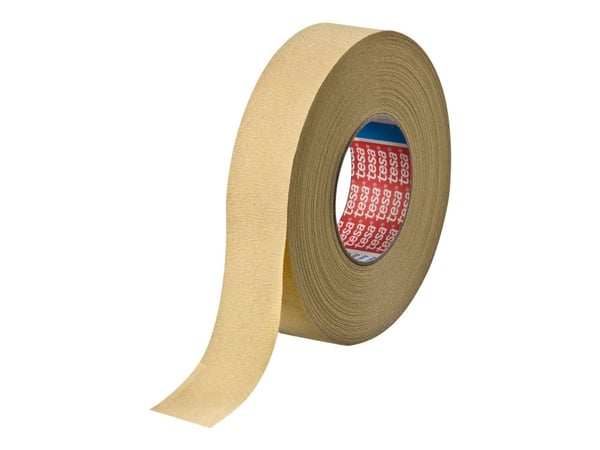 tesa Painter's Crepe 4322 Paperinen maalarinteippi, 25 mm x 50 m vahvasti krepattu, erittäin korkea liimauslujuus, suuri venymisvara - 1 kpl (04322...