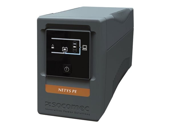 Socomec Netys PE 650 - UPS - AC 230 V - 360 watt - 650 VA - USB - utgangskontakter: 4