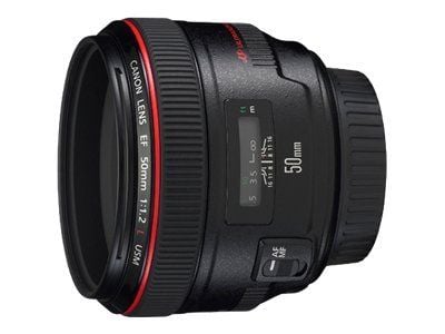 Objektiv Canon EF 50mm f/1.2L USM SLR Svart