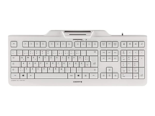 CHERRY KC 1000 SC - Tastatur - Belgisk - blekgrå