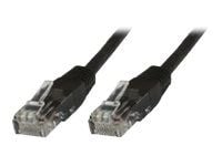 Microconnect UTP6003S, 0,3 m, Cat6, U/UTP (UTP), RJ-45, RJ-45, Musta