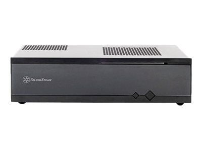 SilverStone MILO ML05 - SFF - mini-ITX - ingen strømforsyning (SFX12V) - svart - USB/lyd