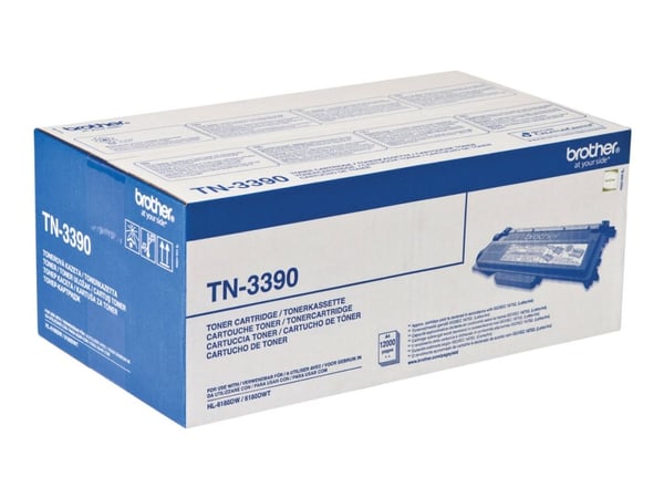 Brother TN3390 - 2-pack - svart - original - tonerpatron - for Brother DCP-8250DN, HL-6180DW