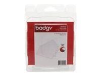 Badgy - Polyvinylklorid (PVC) - 30 mille - hvit - 100 kort kort - for Badgy 100, 200, 1st Generation Badgy - Polyvinylklorid (PVC) - 30 mille - hvit - 100 kort kort - for Badgy 100, 200, 1st Generation