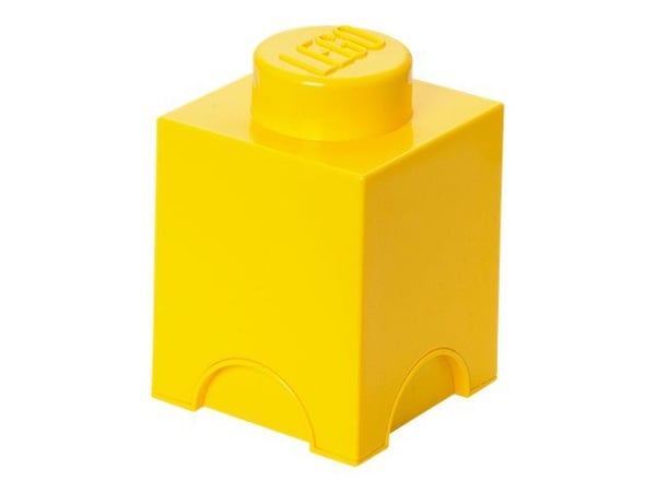 LEGO Storage Brick 1 - Lagerboks - lysegul