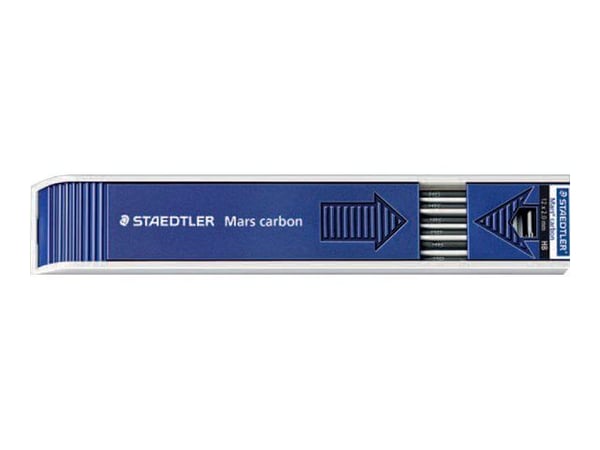 Stifter Staedtler Mars, HB, 2 mm, koffert med 12 stifter