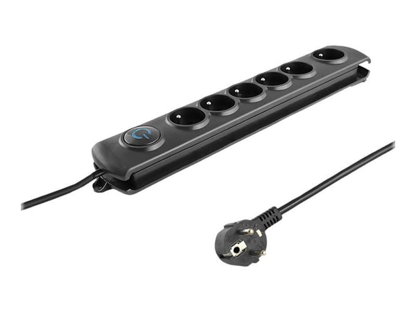 Qoltec 50111, 6 AC-pistorasia(a), Tyyppi E, 230 V, 50 Hz, 16 A, 3680 W
