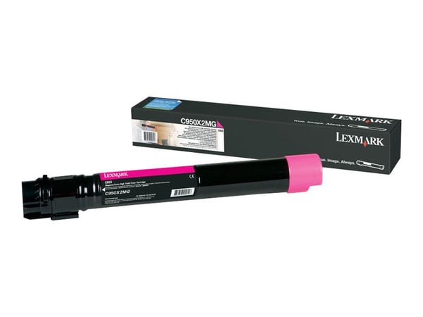 Lexmark C950X2MG, 24000 sivua, Magenta, 1 kpl