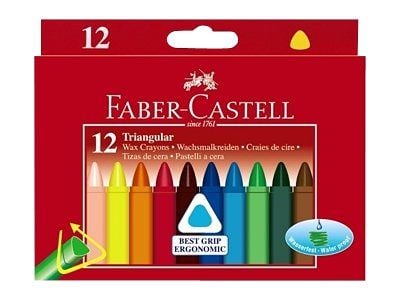 Faber-Castell - Fargeblyant - voks (en pakke 12)