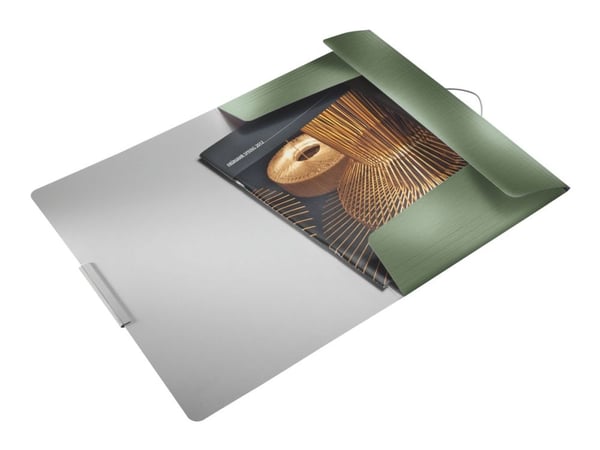 Leitz Läppäkansio Style PP A4, A4, Polypropeeni (PP), Vihreä, 150 arkkia, 80 g/m², Kuminauha