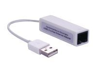 MicroConnect - Nettverksadapter - USB 2.0 - 10Mb LAN - hvit