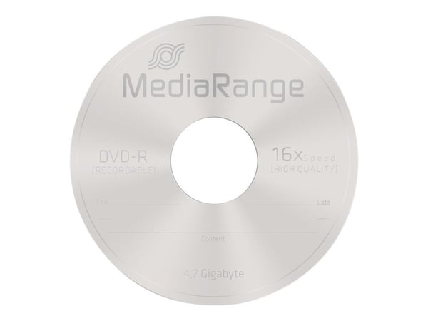 MediaRange - 50 x DVD-R - 4.7 GB (120 min) 16x - spindel
