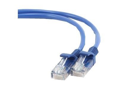 Gembird - Patch-kabel - RJ-45 (hane) till RJ-45 (hane) - 25 cm - UTP - CAT 5e - formpressad, hakfri - blå
